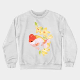 Ranchu and Forsythias 1 Crewneck Sweatshirt